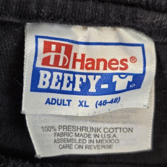 Vtg 1998 Garth Brooks Shirt Mens XL Blue Rose Graphic Concert Tour Country Music - Picture 8 of 13